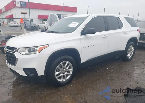 2021 Chevrolet Traverse Fwd Ls из США, поврежденный, VIN 1GNERFKW7MJ143468